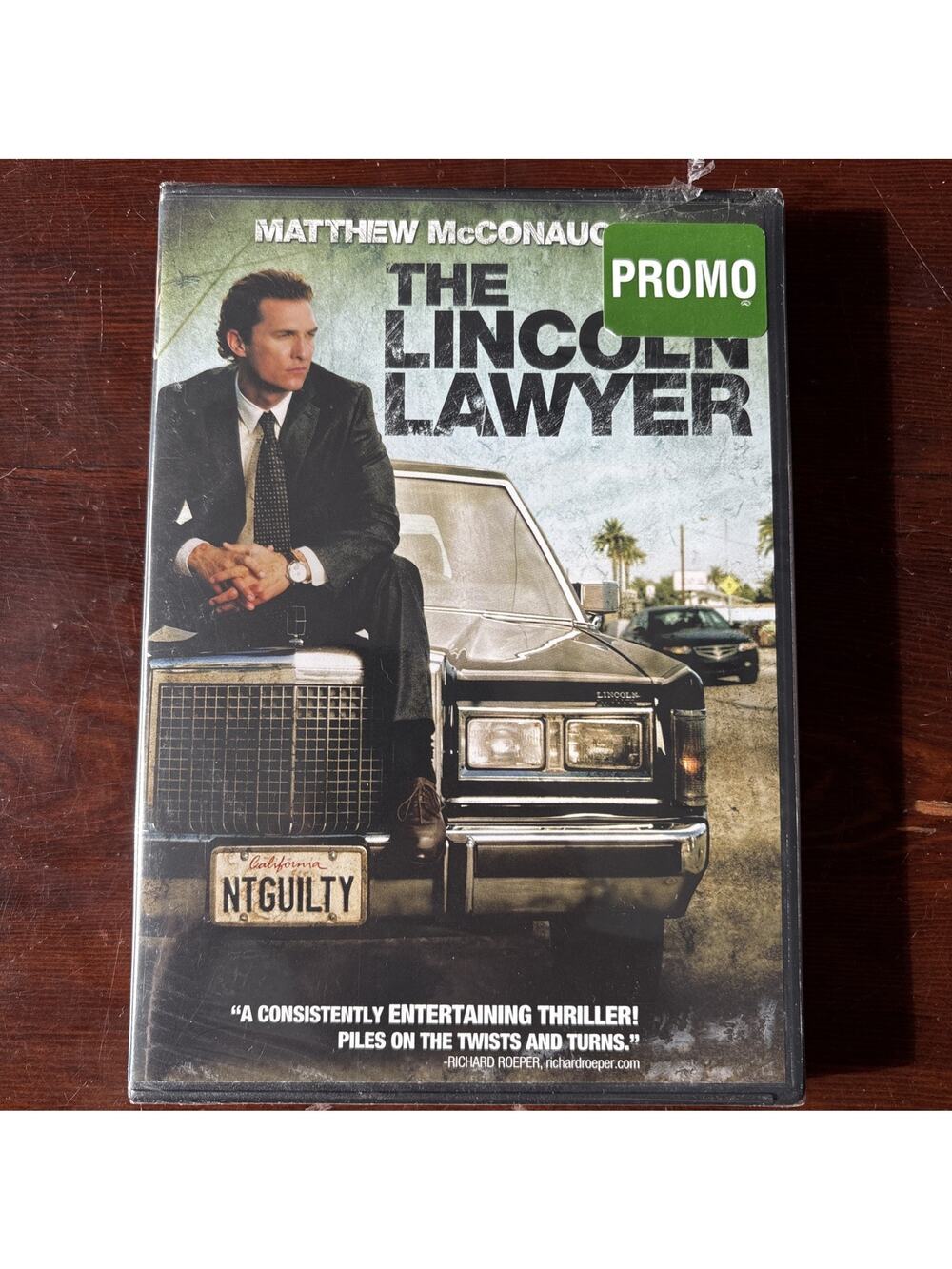 The Lincoln Lawyer DVD Drama Suspense Mathew McConaughey Sealed